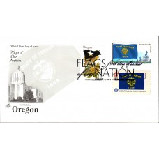 #4316 FOON: Oregon State Flag Combo Artcraft FDC
