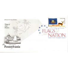 #4317 FOON: Pennsylvania State Flag Artcraft FDC