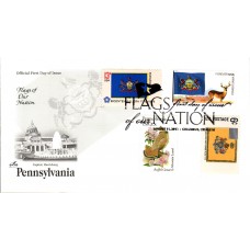 #4317 FOON: Pennsylvania State Flag Combo Artcraft FDC