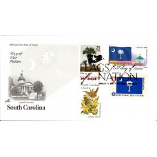 #4320 FOON: South Carolina State Flag Combo Artcraft FDC