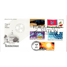 #4322 FOON: Tennessee State Flag Combo Artcraft FDC 