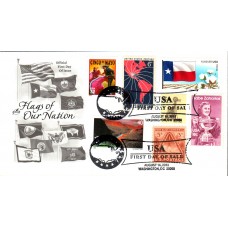 #4323 FOON: Texas State Flag PNC Combo Artcraft FDC