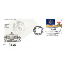 #4324 FOON: Utah State Flag Artcraft FDC