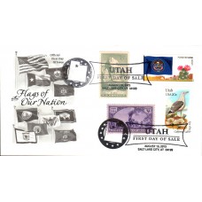 #4324 FOON: Utah State Flag Combo Artcraft FDC