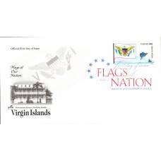 #4326 FOON: Virgin Islands Flag Artcraft FDC