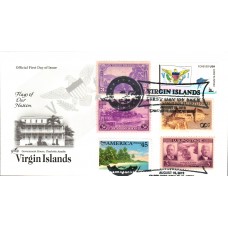 #4326 FOON: Virgin Islands Flag Combo Artcraft FDC