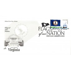 #4327 FOON: Virginia State Flag Artcraft FDC
