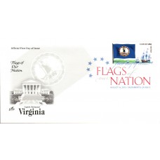 #4327 FOON: Virginia State Flag Artcraft FDC