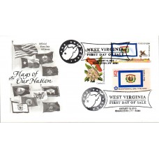 #4329 FOON: West Virginia State Flag Combo Artcraft FDC