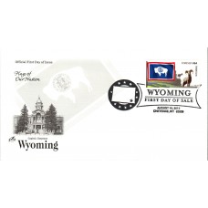 #4331 FOON: Wyoming State Flag Artcraft FDC