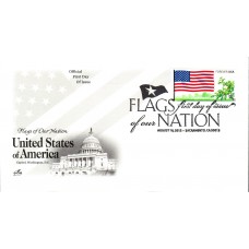 #4332 FOON: US Flag Artcraft FDC