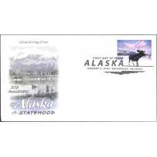 #4374 Alaska Statehood Artcraft FDC