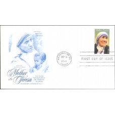 #4475 Mother Teresa Artcraft FDC