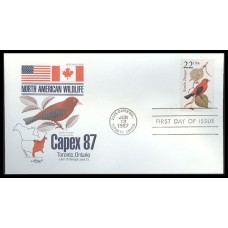 #2306 Scarlet Tanager Artmaster FDC
