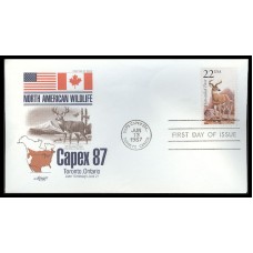 #2317 White-tailed Deer Artmaster FDC