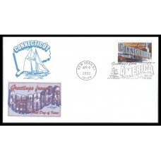 #3567 Greetings From Connecticut Artmaster FDC