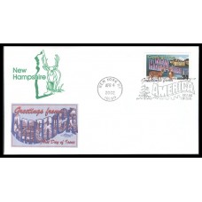 #3589 Greetings From New Hampshire Artmaster FDC