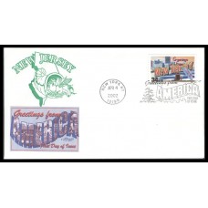 #3590 Greetings From New Jersey Artmaster FDC