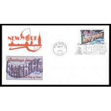 #3592 Greetings From New York Artmaster FDC