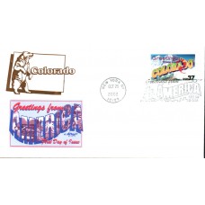 #3701 Greetings From Colorado Artmaster FDC