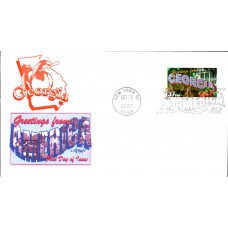 #3705 Greetings From Georgia Artmaster FDC