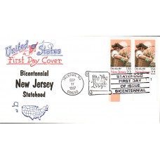 #2338 New Jersey Statehood Artopages FDC