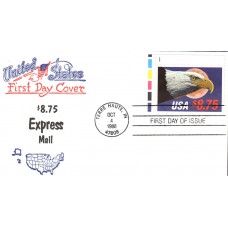 #2394 Eagle and Moon Plate Artopages FDC