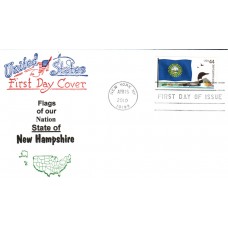 #4307 FOON: New Hampshire Flag Artopages FDC