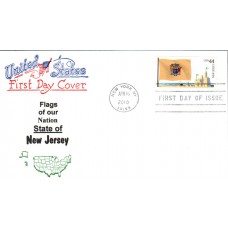 #4308 FOON: New Jersey Flag Artopages FDC