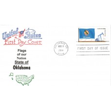 #4315 FOON: Oklahoma State Flag Artopages FDC