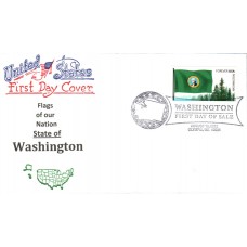 #4328 FOON: Washington State Flag Artopages FDC 