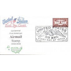 #5282 US Airmail Centennial Artopages FDC