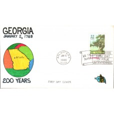 #2339 Georgia Statehood ASP FDC