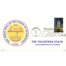 #3071 Tennessee Statehood Barre FDC