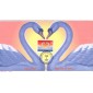 #3124 Love - Swans Barre FDC