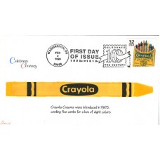#3182d Crayola Crayons Barre FDC