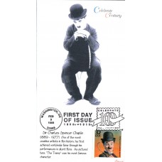 #3183a Charlie Chaplin Barre FDC