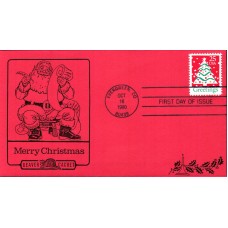 #2515 Christmas Tree Beaver FDC