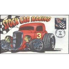#3187n Stock Car Racing Beller FDC