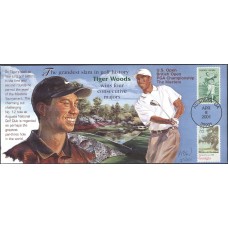 Tiger Woods Wins The Masters - Georgia Bevil Cover