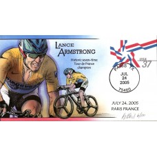 Lance Armstrong Wins Tour Bevil Cover