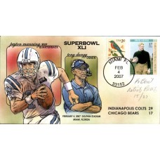 Indianapolis Colts Win Super Bowl Artist Proof Bevil Cover