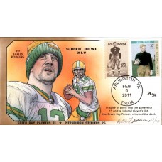 Green Bay Packers Win Super Bowl Artist Proof Bevil Cover