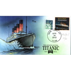 Titanic Sinking Centennial Bevil Cover