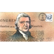 #2185 Thomas Jefferson Bevil FDC