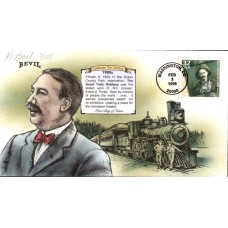 #3182c The Great Train Robbery Bevil FDC