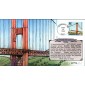#3185l Golden Gate Bridge Bevil FDC