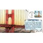 #3185l Golden Gate Bridge Artist Proof Bevil FDC