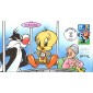 #3204 Sylvester and Tweety Bevil FDC