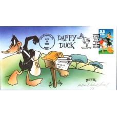 #3306 Daffy Duck Artist Proof Bevil FDC